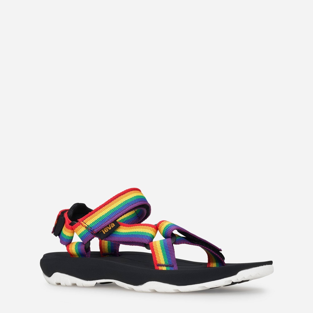 Teva Hurricane XLT2 Rainbow Pride - Kids' Teva Slip Ons - Multicolor / Black | India (PVKR45683)